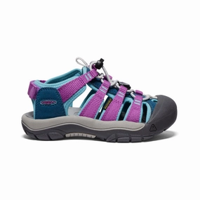 Little Kids' Newport Boundless Sandal  |  Legion Blue/Willowherb Tropical Leaf Street Cool
