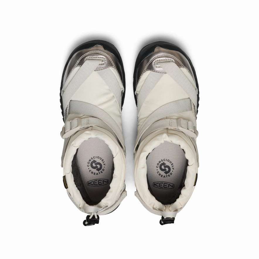 Comfort Ready Shoes Women's Hoodzerra II Waterproof Boot  |  Star White/Silver