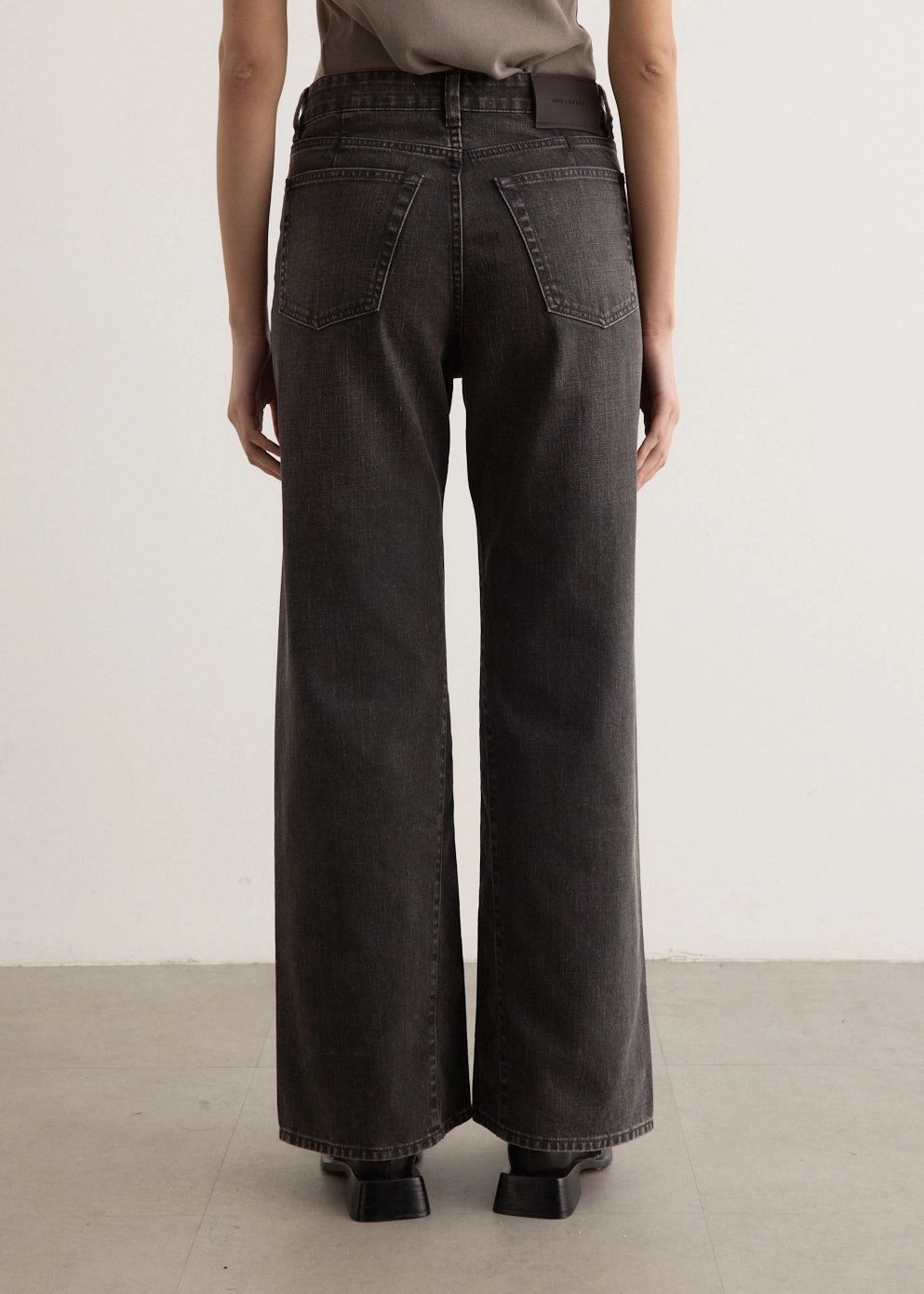 Button Fly Option Treble Cut Jeans