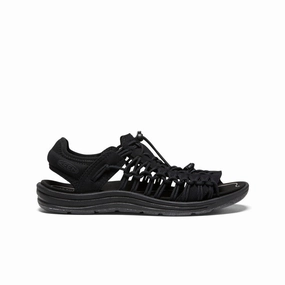 Ultraviolet Resistant Webbing Men's UNEEK II Open Toe  |  Black/Black
