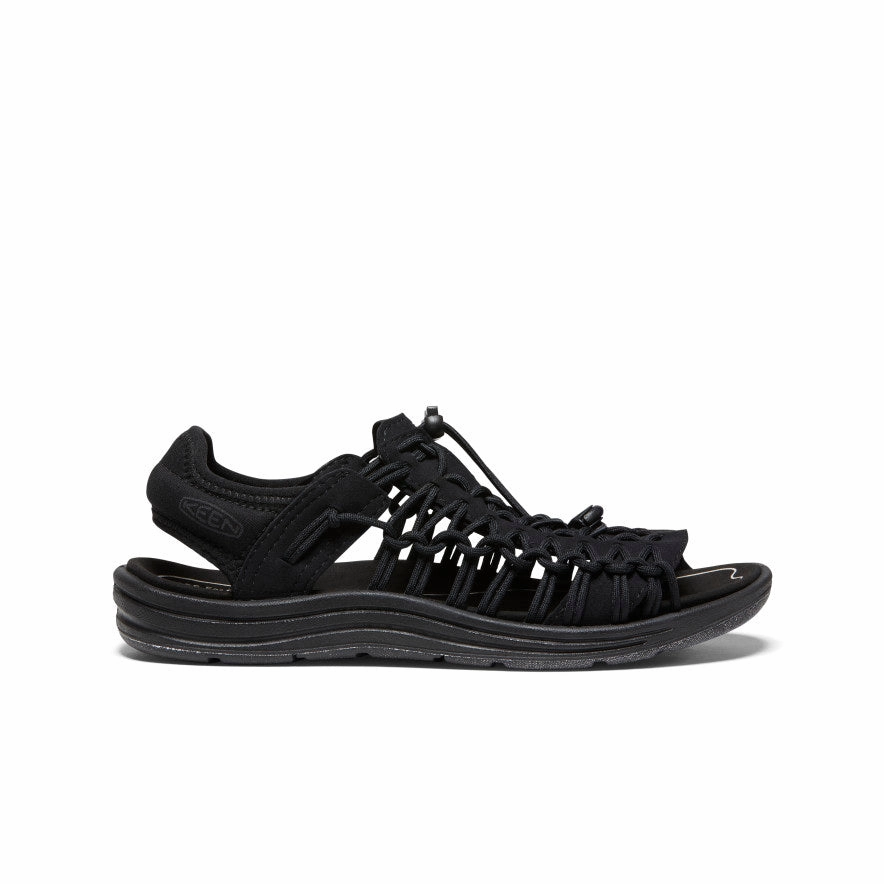 Ultraviolet Resistant Webbing Men's UNEEK II Open Toe  |  Black/Black