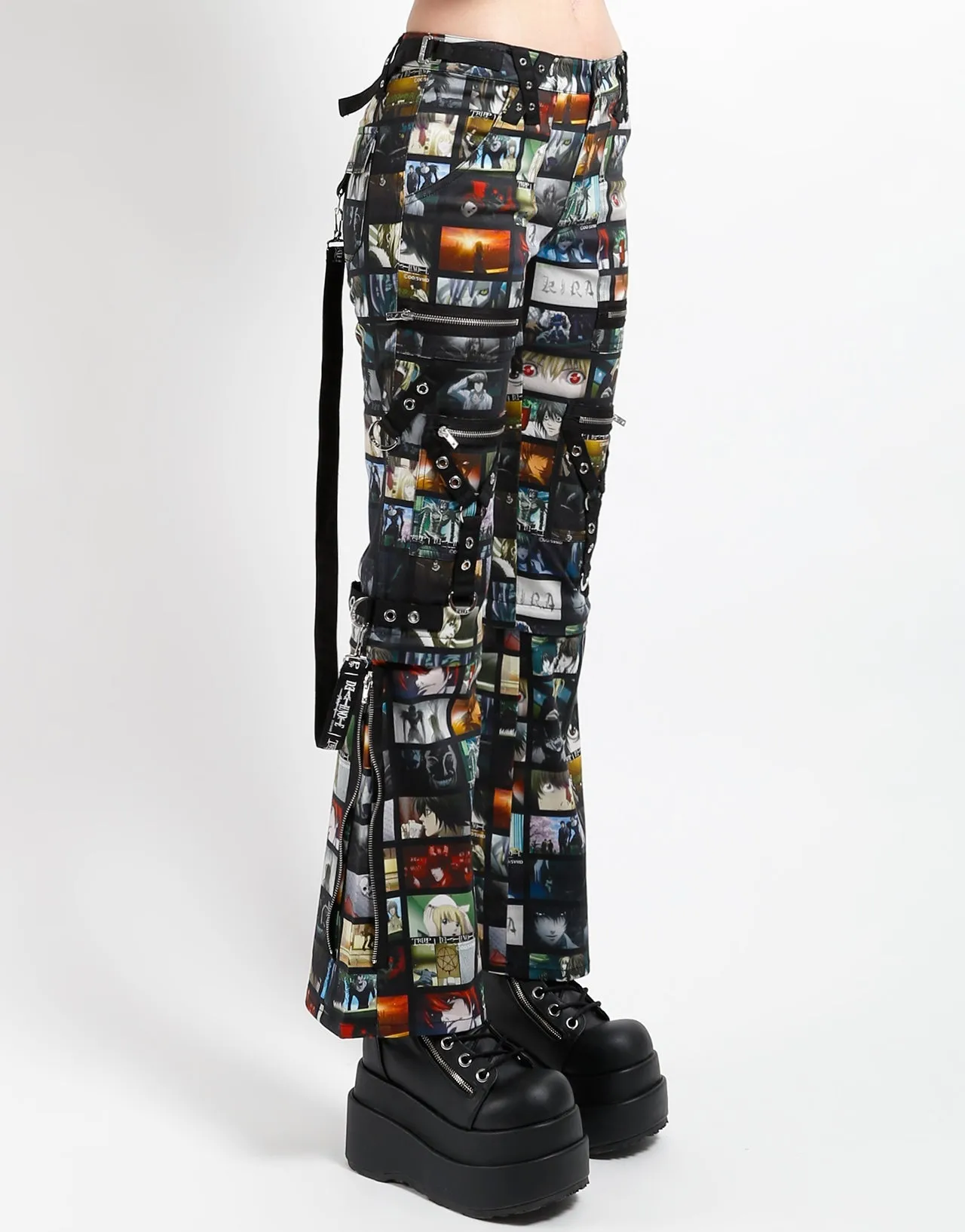 OdorResistantTreatment TRIPP NYC X DEATH NOTE - SCREEN ZIP TO ZIP PANTS