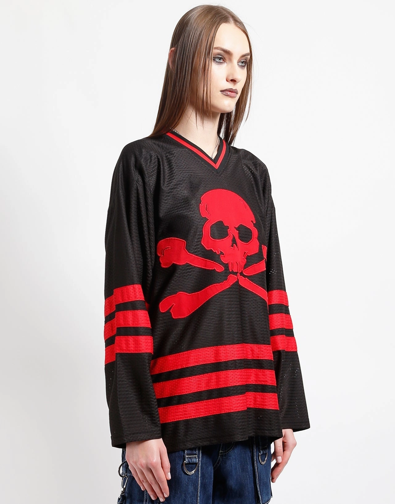 ErgonomicSleeves OdorResistantTechnology TRIPP NYC LOGO JERSEY RED