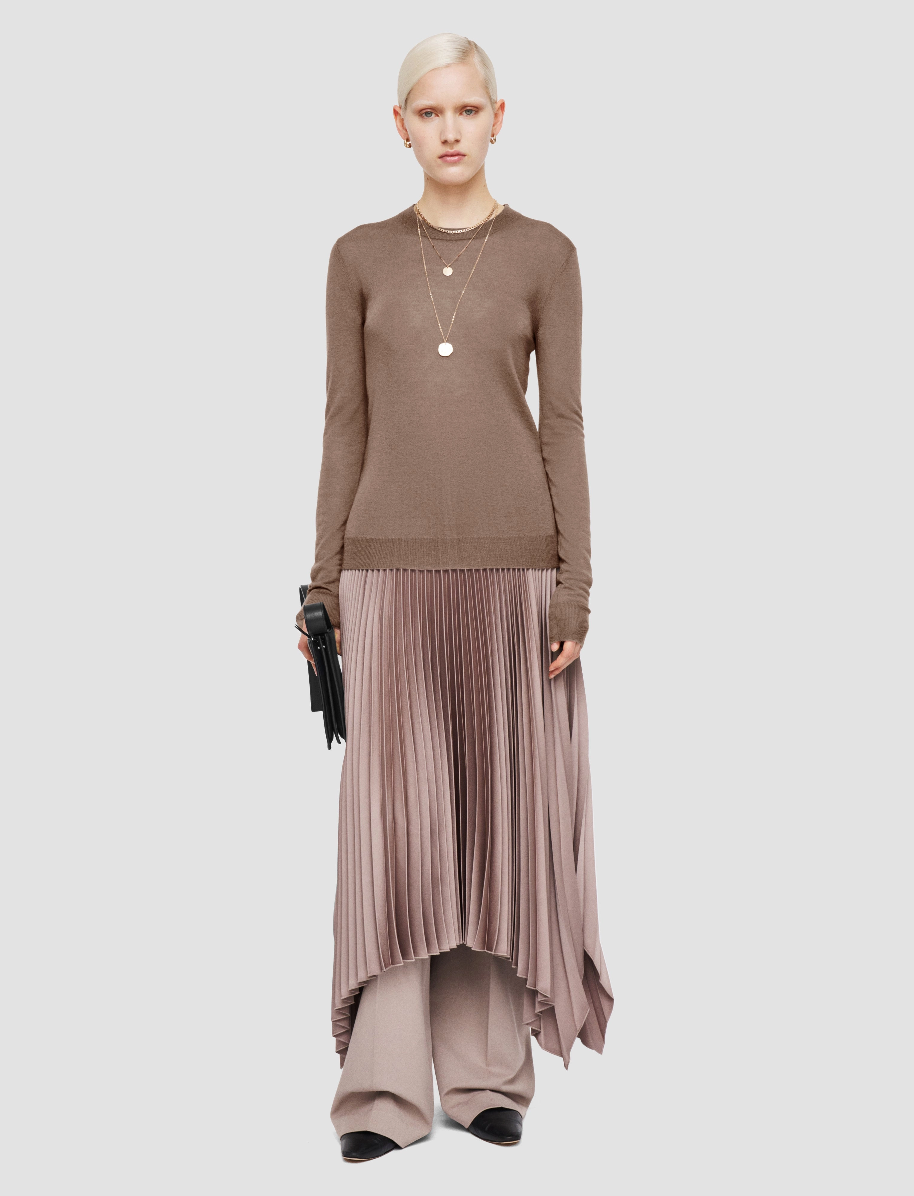 Moisture wicking Chic Look Cashair Round Neck Jumper