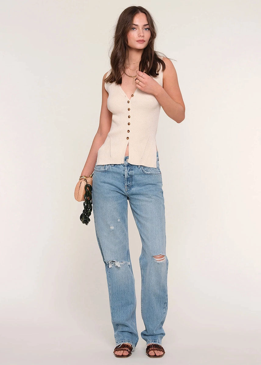 Tucker Vest - Ivory Everyday Fashion