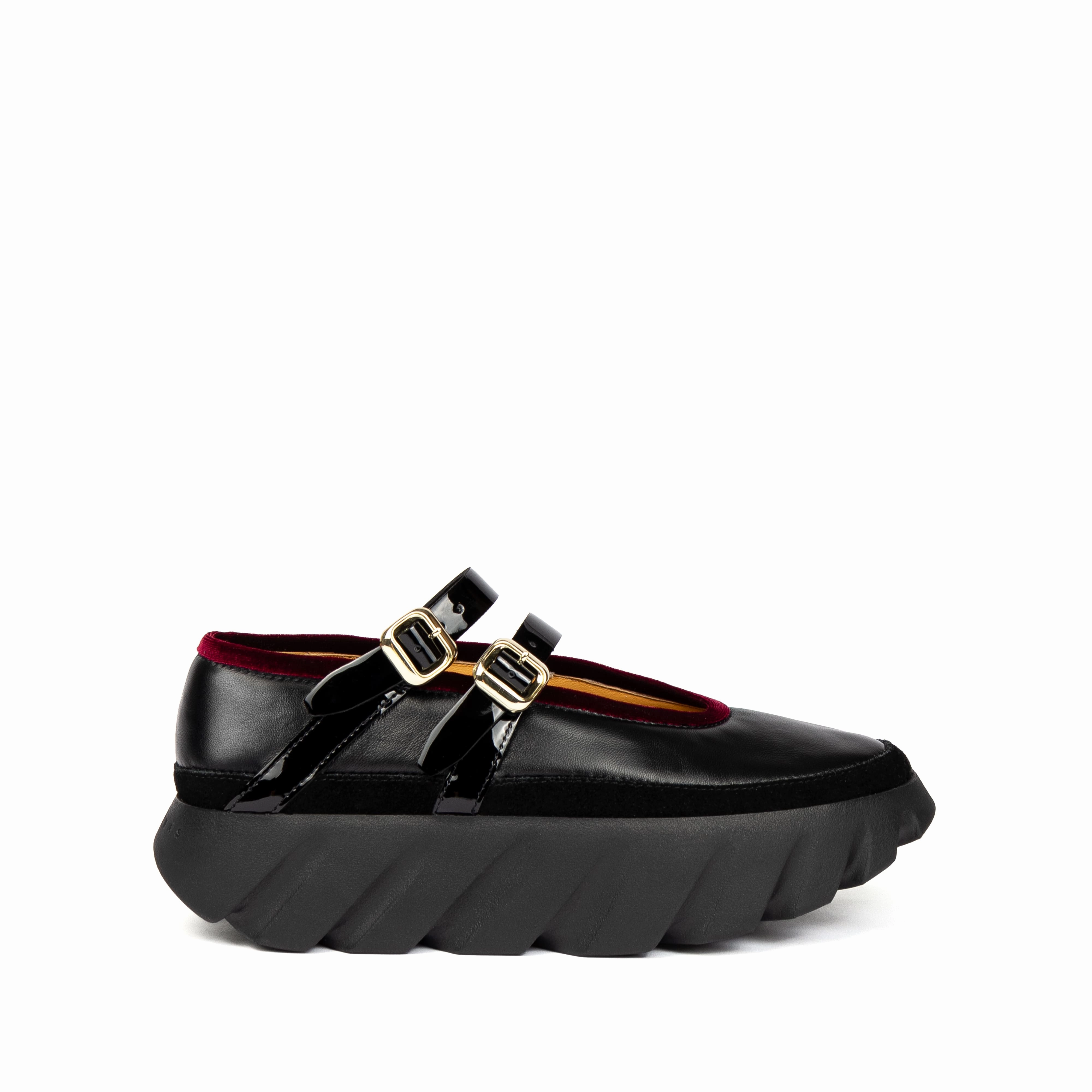 Cushioned Step All Day Worker TURA BALLET BLACK Full Protection