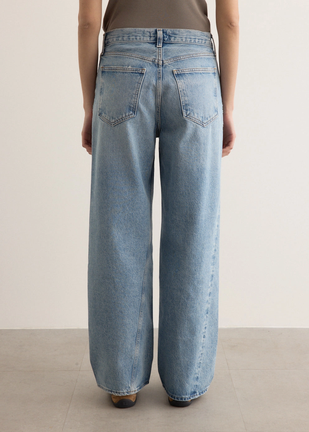 Daily Essential Shopping Day Vibrant Twist Low Slung Baggy Jeans