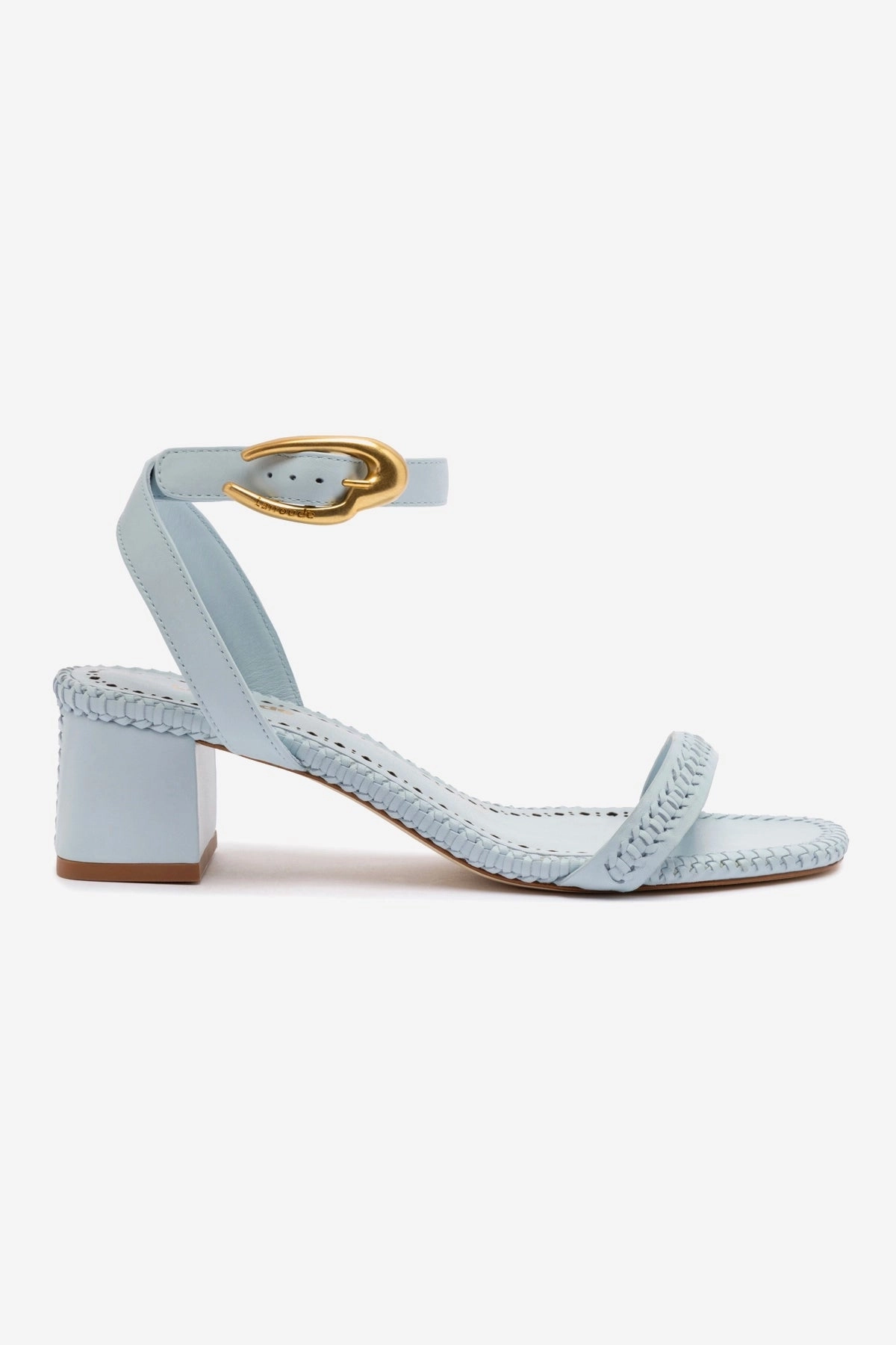 Verona Block Sandal In Maya Leather Walking support Anti Friction Lining