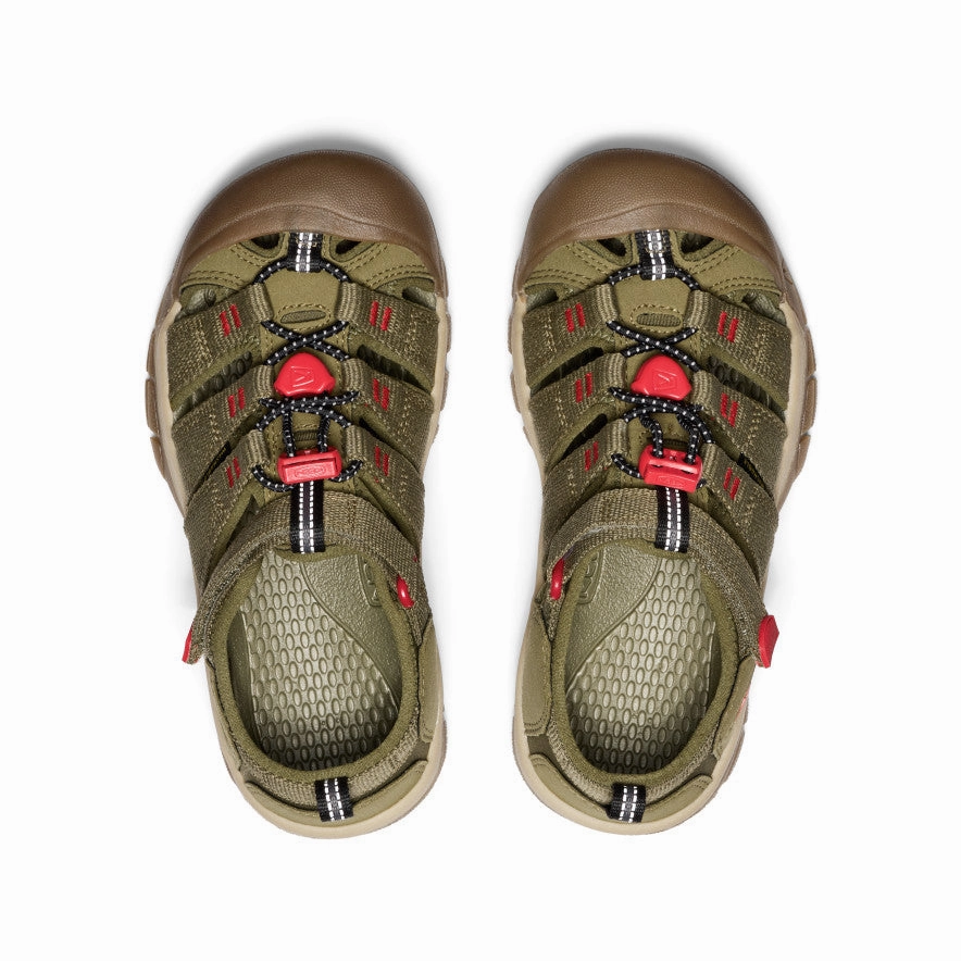 Big Kids' Newport H2  |  Martini Olive/Aura Orange Summer Travel Footwear Outdoor Style