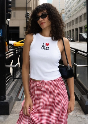 Basic Sweatshirt I <3 Chi Racer Tank