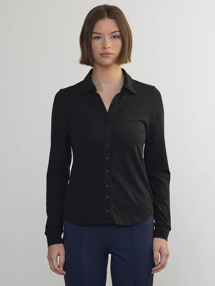 Quick-Dry STRETCH PIMA LONG SLEEVE SHIRT