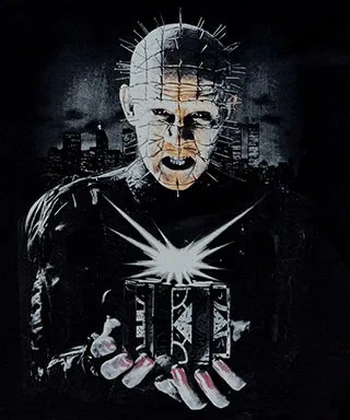 HELLRAISER (PUZZLE) TEE Layered Shoulder Design