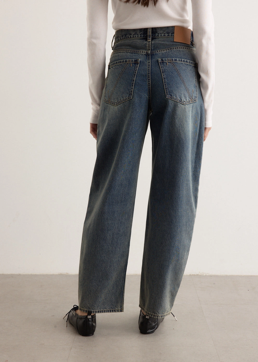 Day To Day Casual Friday Durable Athlete Fit Kite Barrel Leg Jeans