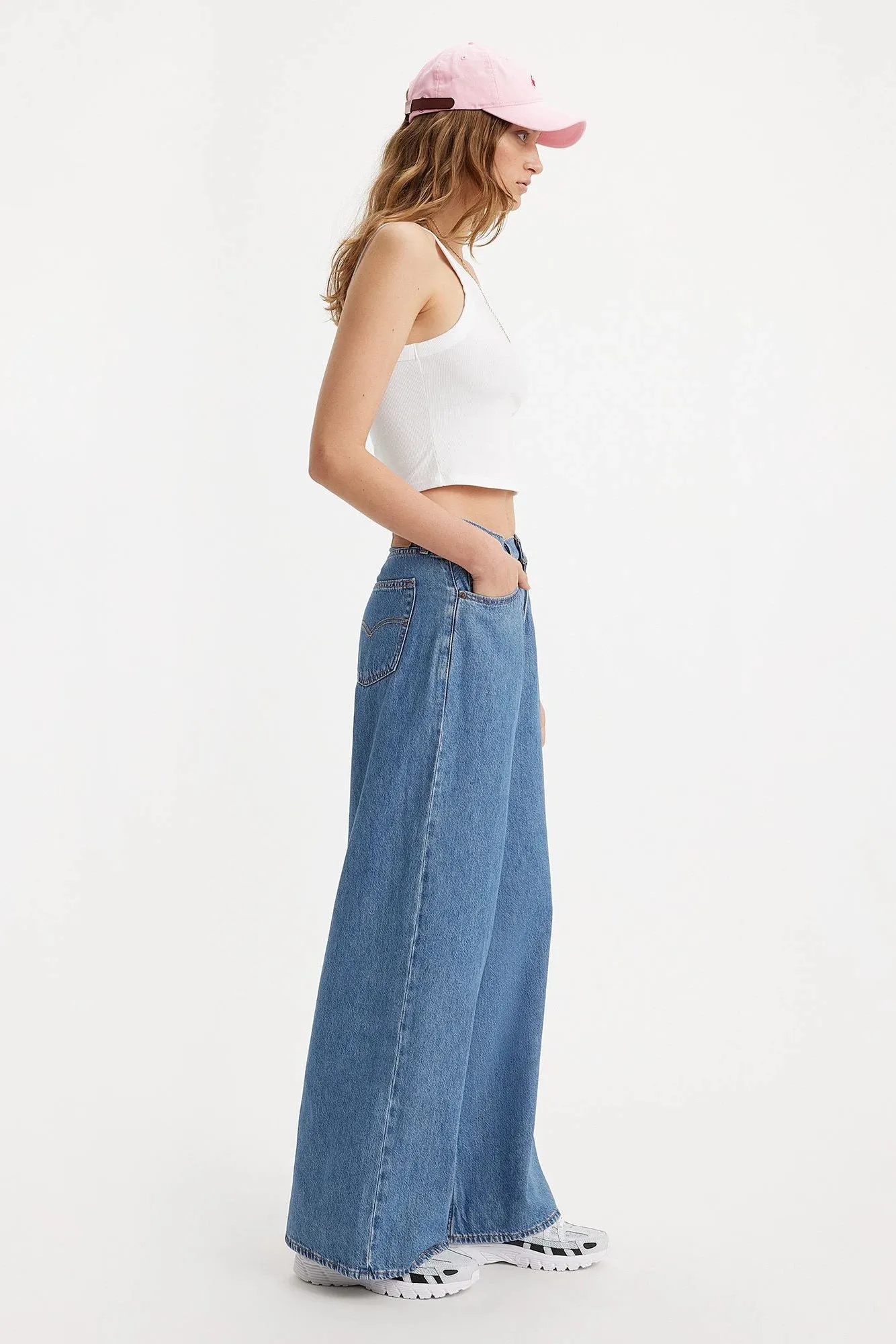 Baggy Dad Wide Leg clean design Go-to Wear