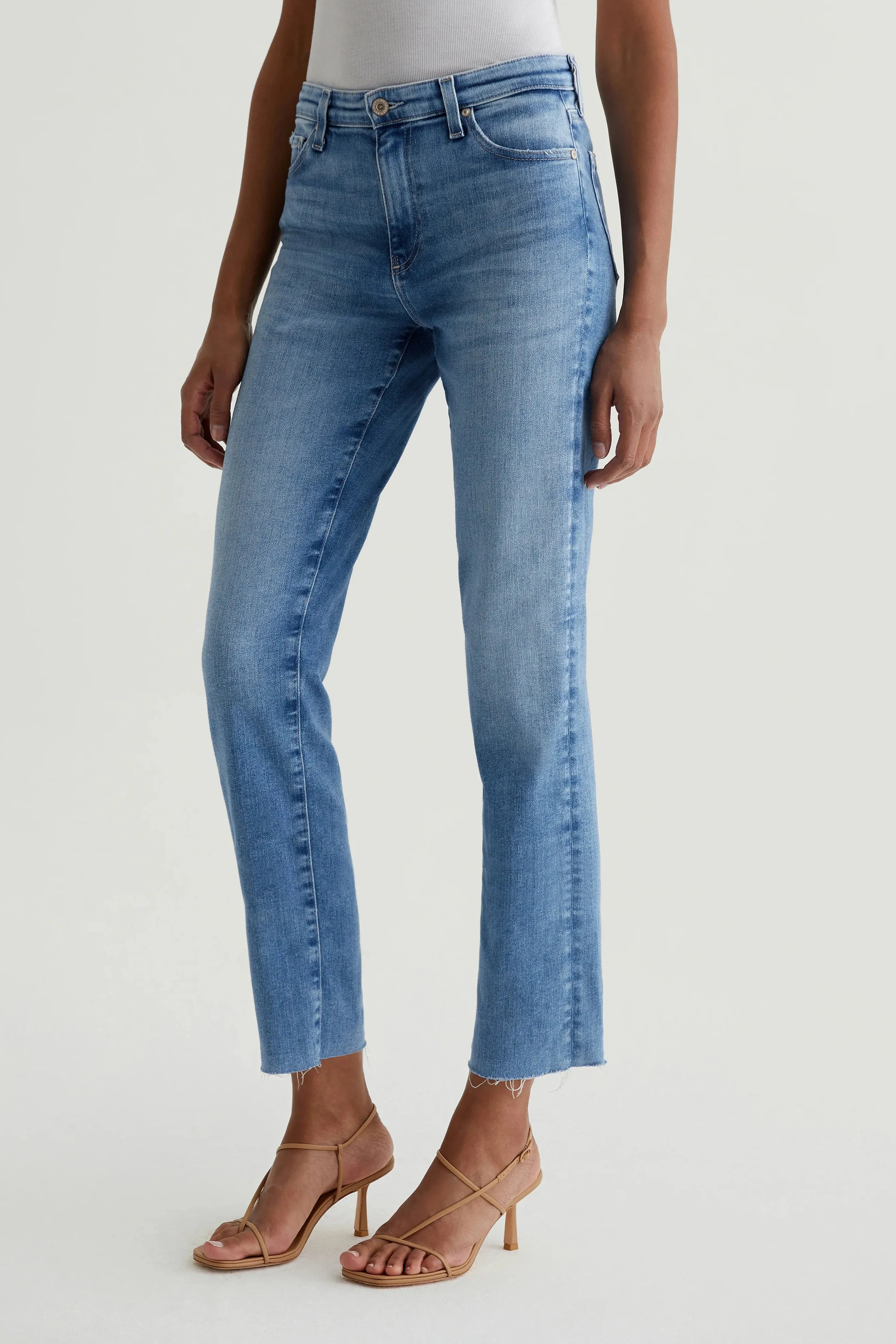 Layered Knee Panels Bold Look Parent Style Mari Crop