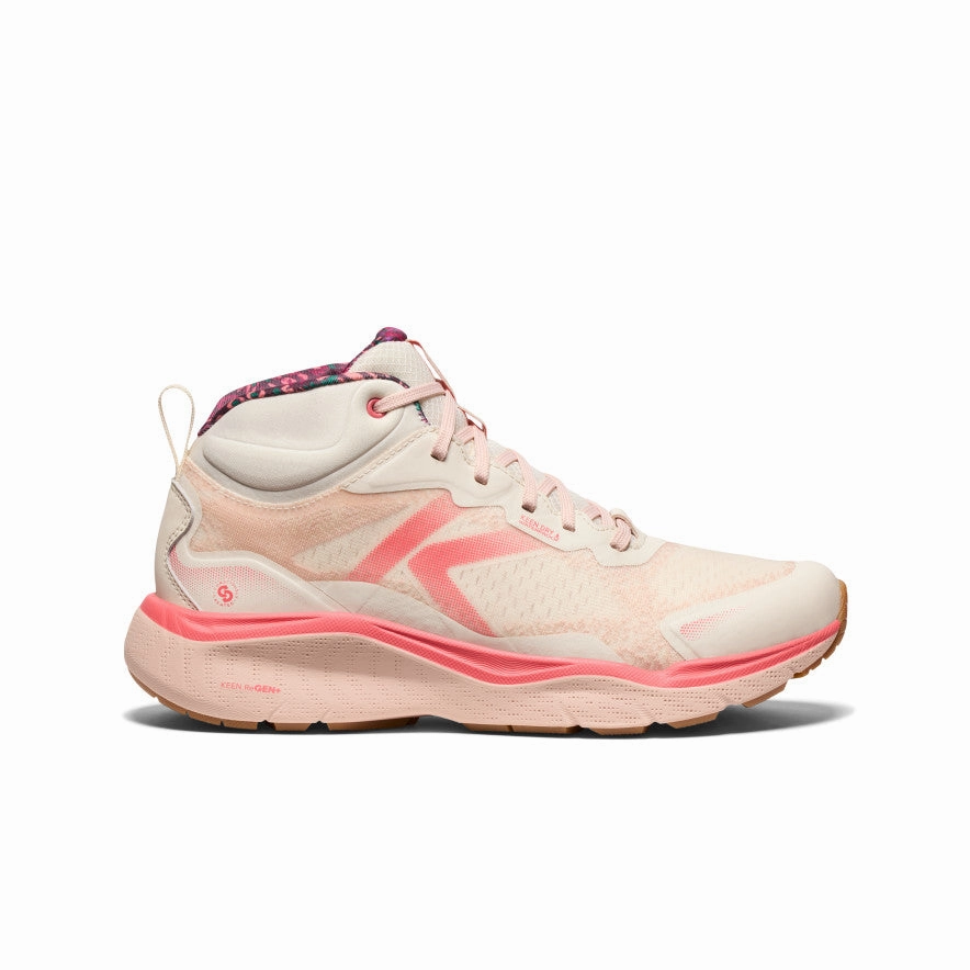 Street Walk Protective Finish Rough Terrain Women's Leiki Waterproof Hiking Boot  |  Birch/Cameo Rose