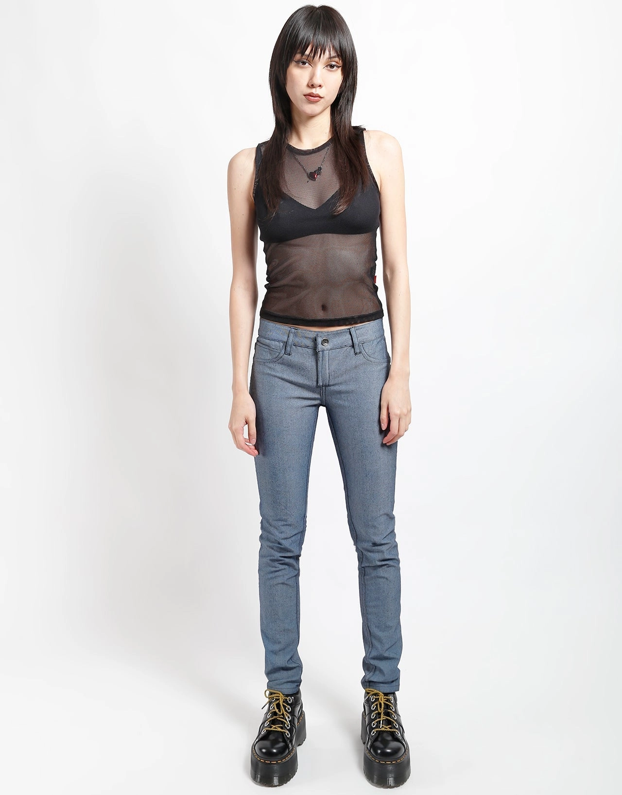 Smooth Shape Daily Wear Breathable Classic REVERSIBLE JEAN BLUE CHEETAH