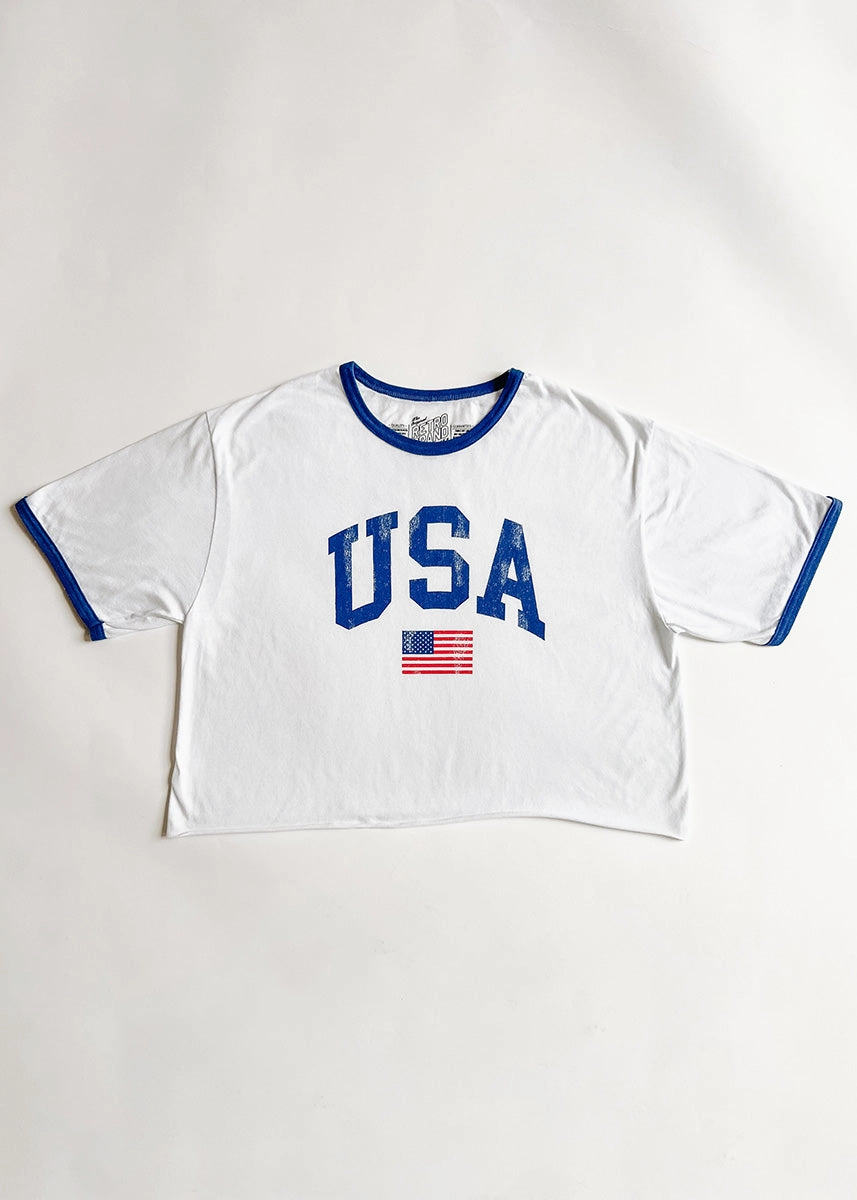 USA Ringer Tee ZeroWaste Pattern