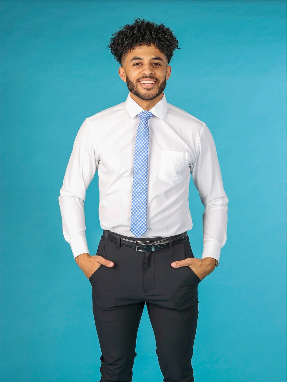 &Collar Range Long Sleeve Dress Shirt Slim Basic Sweatshirt