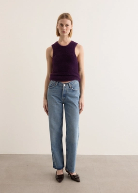 Relaxed Aesthetic Layer game V-Waist Baggy Jeans