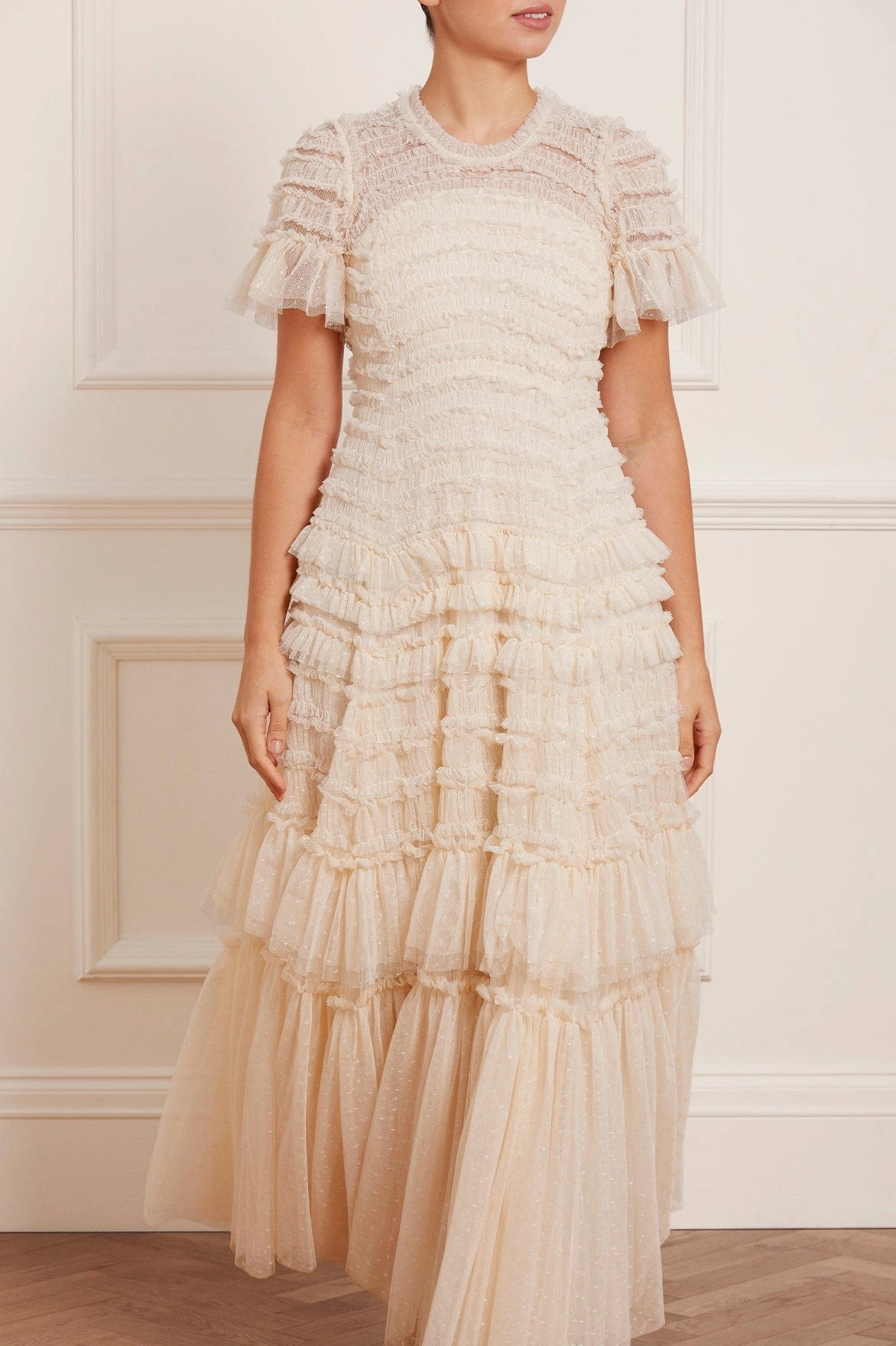 Valentine Ruffle Gown Relaxed Style Wear