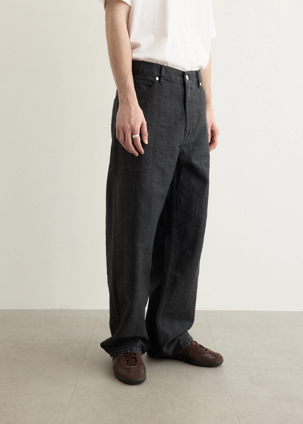 Suitable Outfit Work Meeting Weekend Style Streetwear Fan Vast Cut Jeans