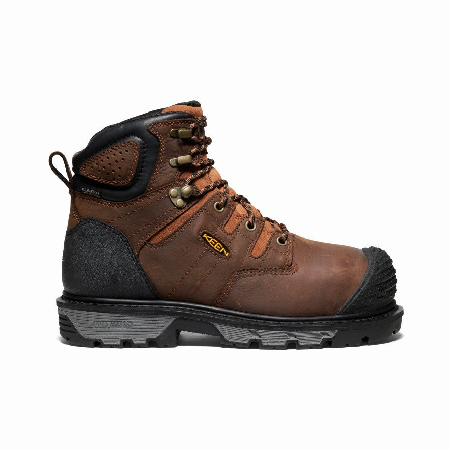Men's Camden 6" Waterproof Boot INT MET (Carbon Toe)  |  Leather Brown/Black All-Purpose Style