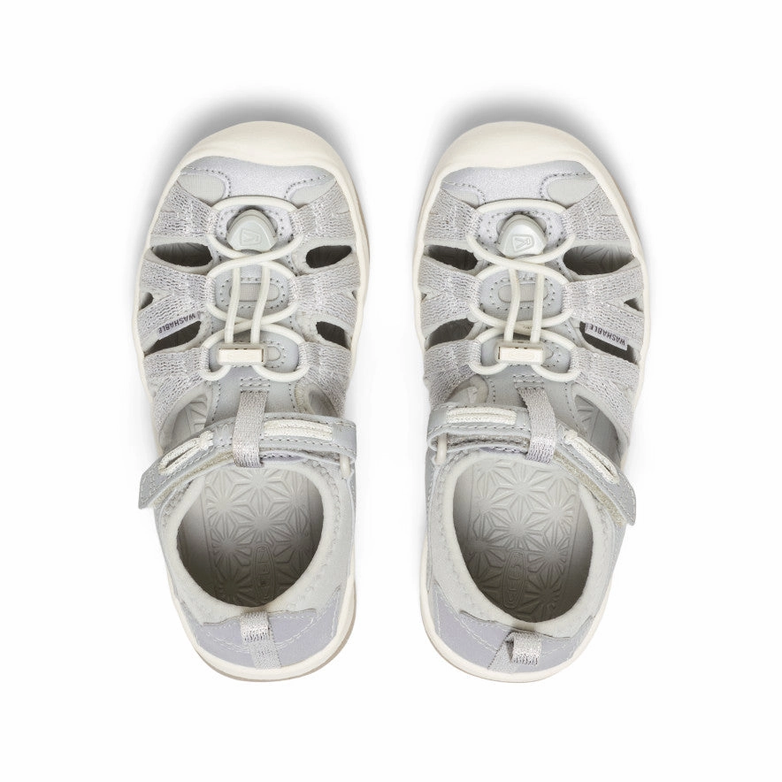 Little Kids' Moxie Sandal  |  Silver Autumn Breeze