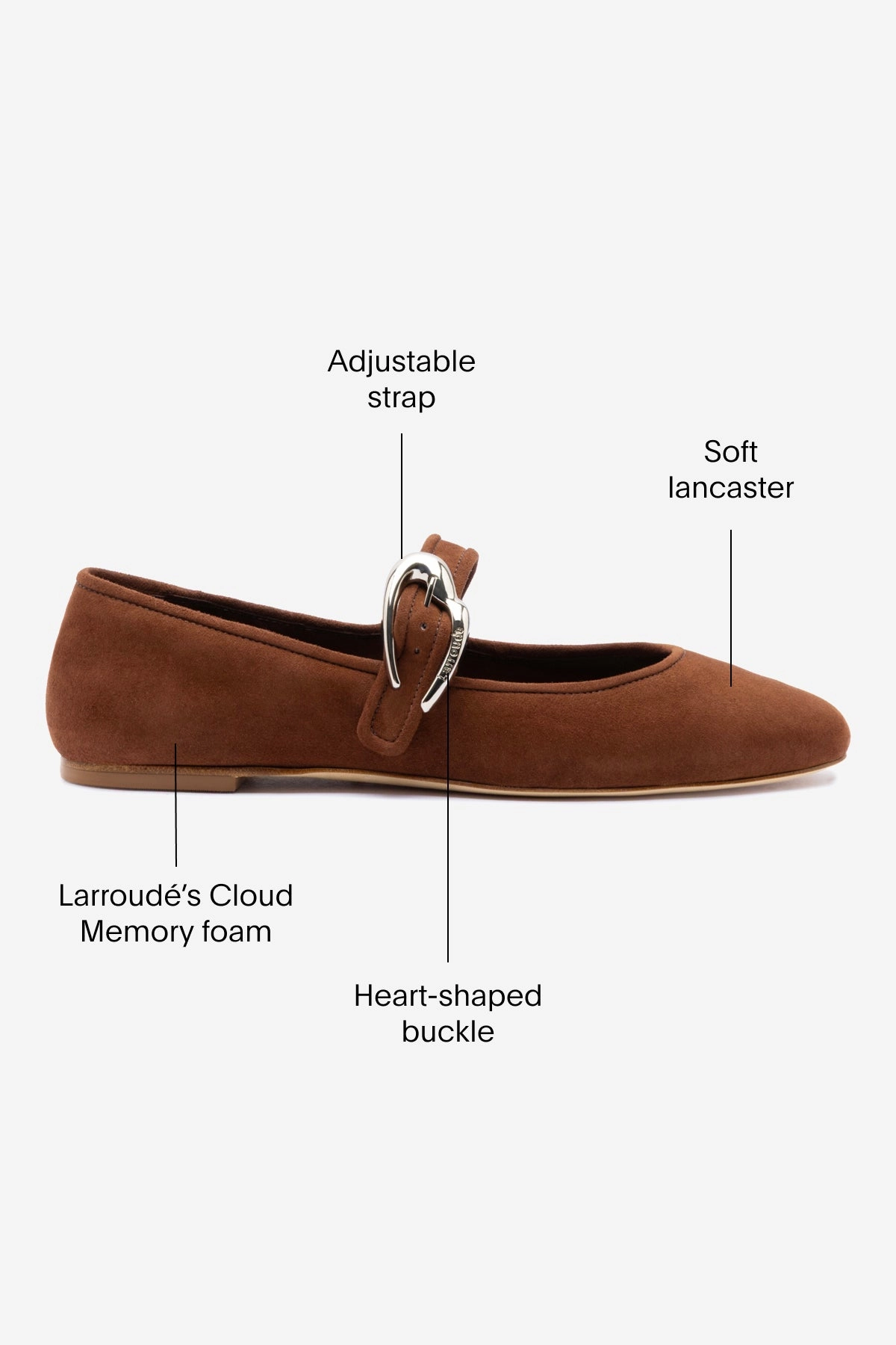 Verona Ballet Flat In Burnt Umber Suede Waterproof Design Arch Care