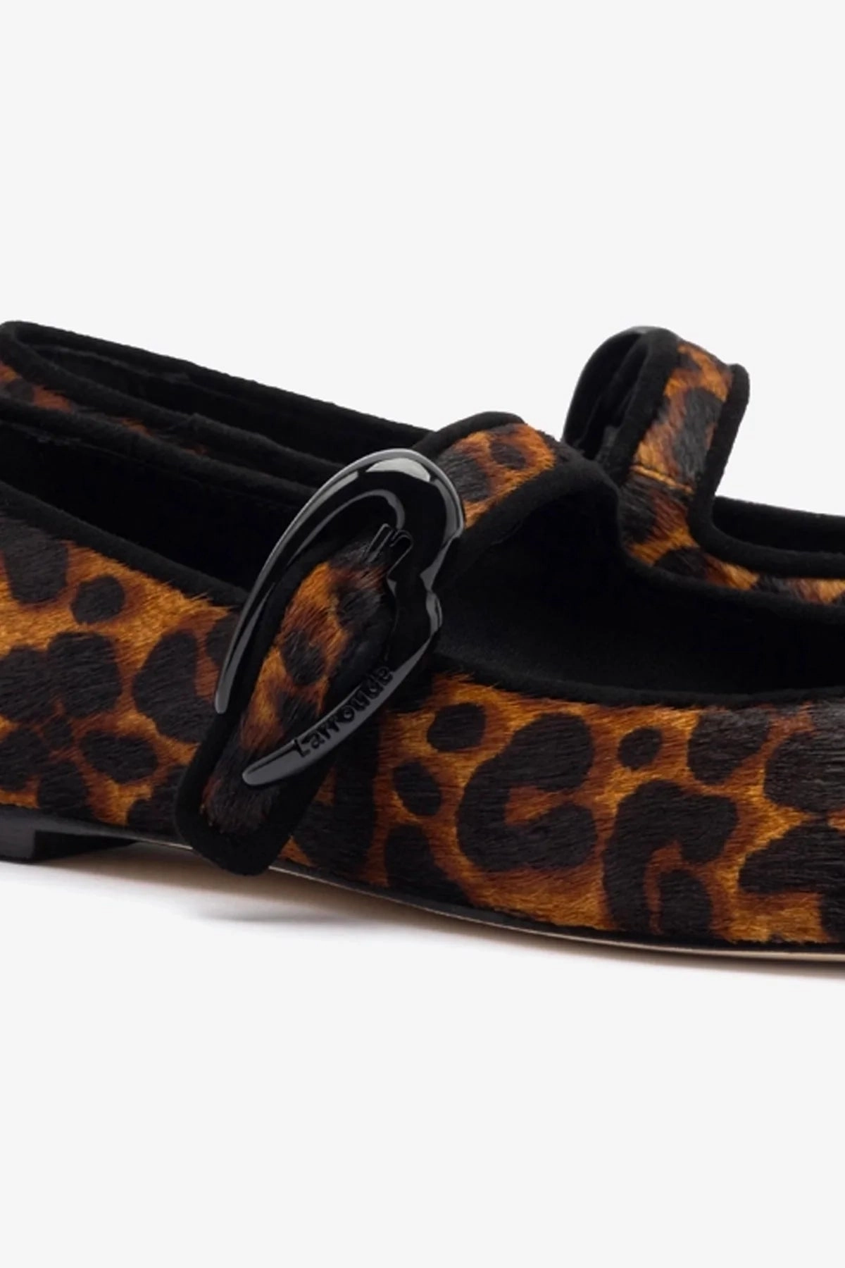 Practical Walk Verona Ballet Flat In Leopard Print Calf Hair