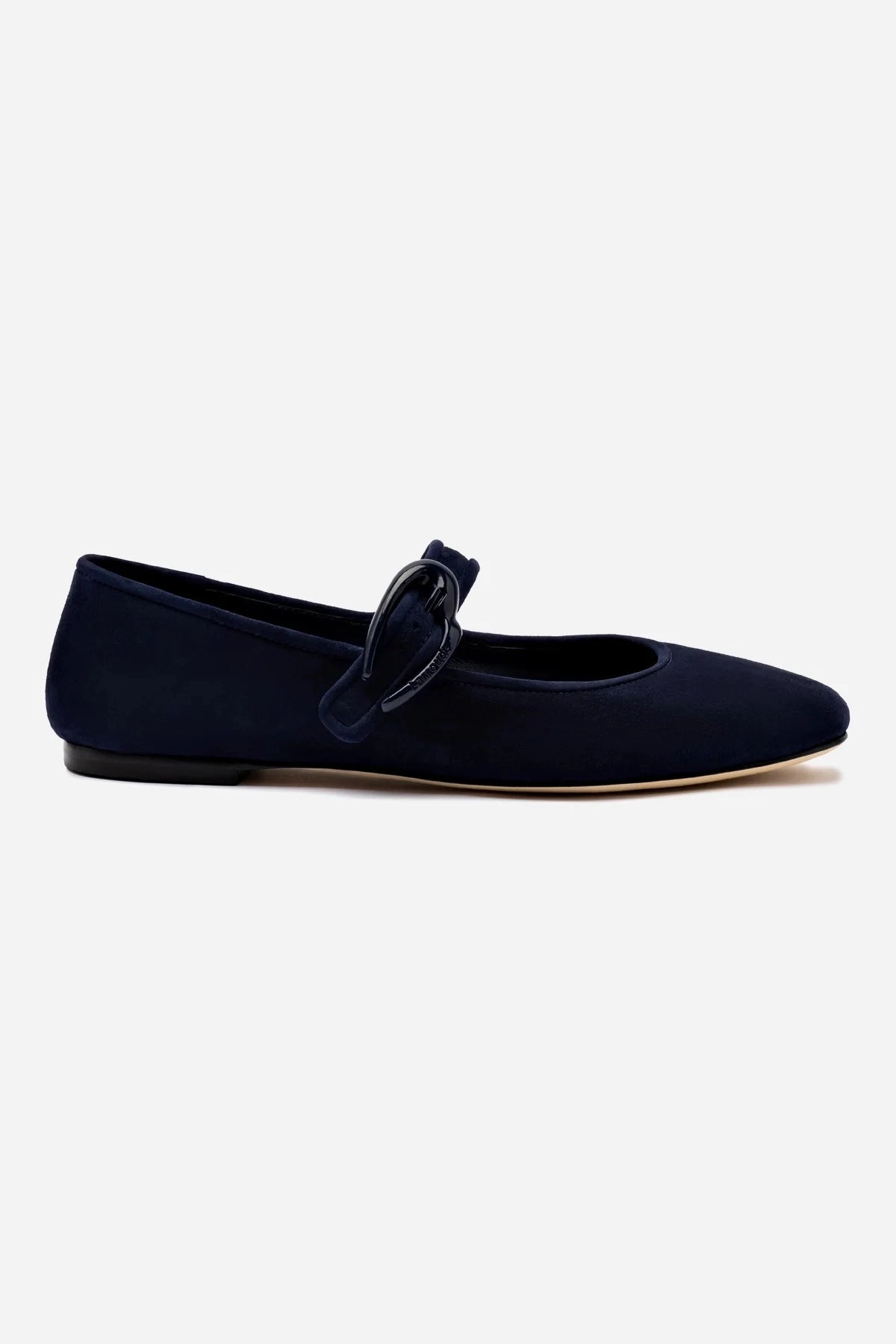 Jog Glow Verona Ballet Flat In Navy Suede