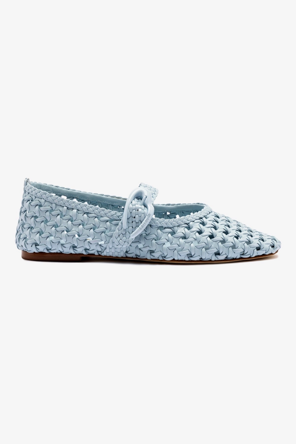Peace Walk Verona Macrame Ballet Flat In Maya Leather