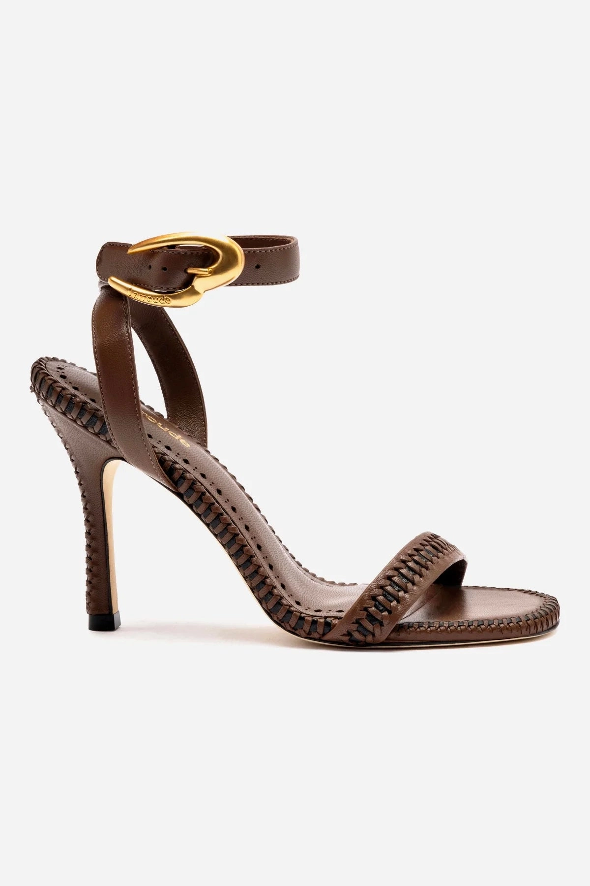 Verona Sandal In Burnt Umber Leather Quick Dry Technology