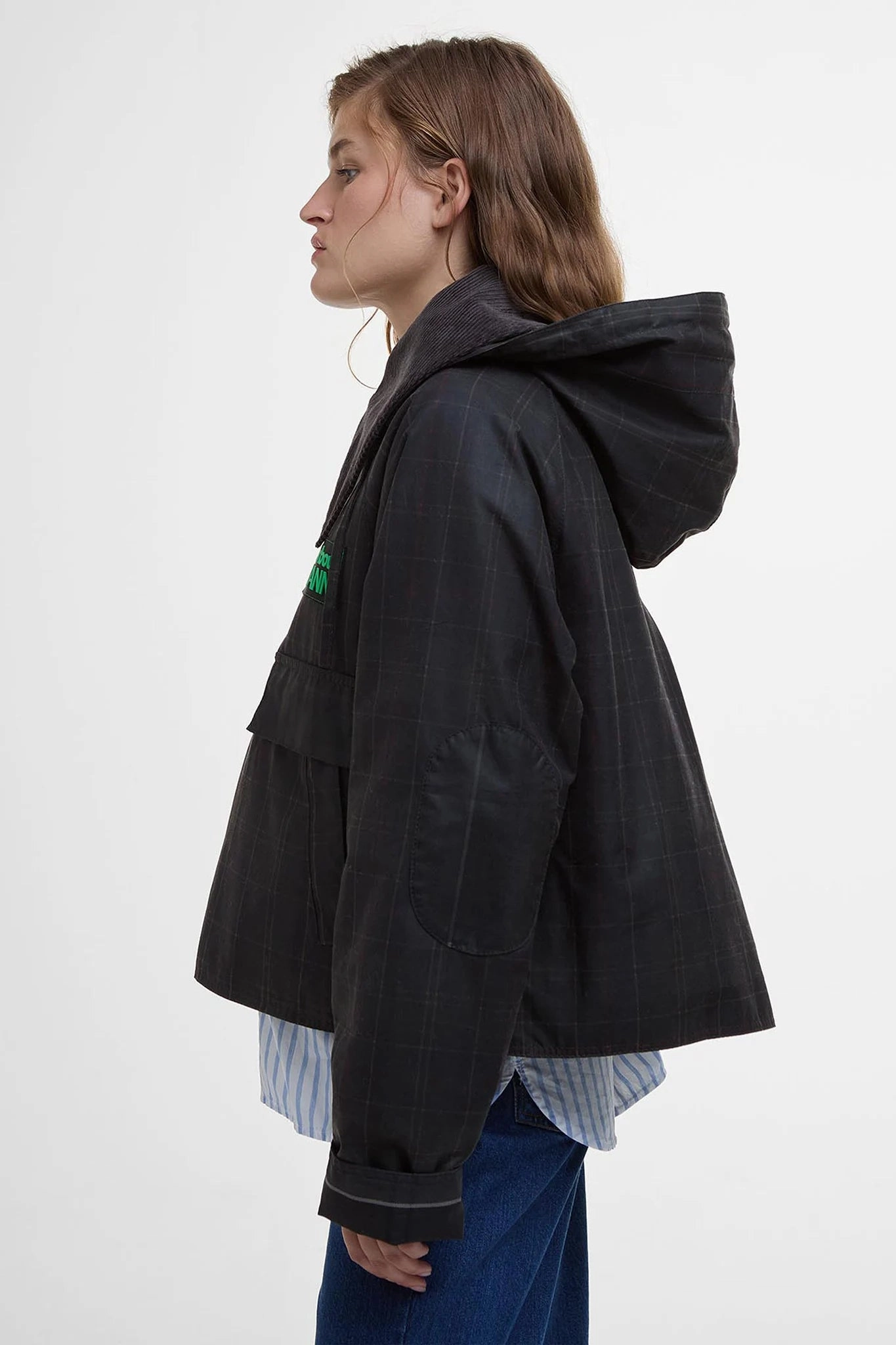 UV Protective Layer Bonded Zippers Wax Anorak Smock