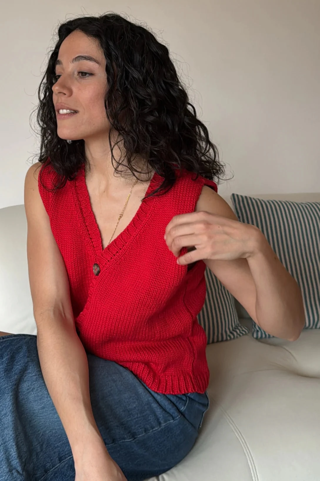 Smooth Seam Transition Casual Tank Vesty Vest