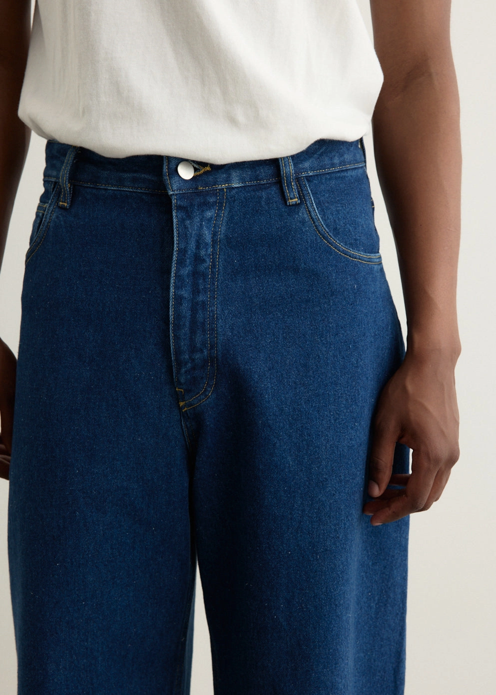 Paolo Denim Volume Pants Shopping Day Outdoor Enthusiast