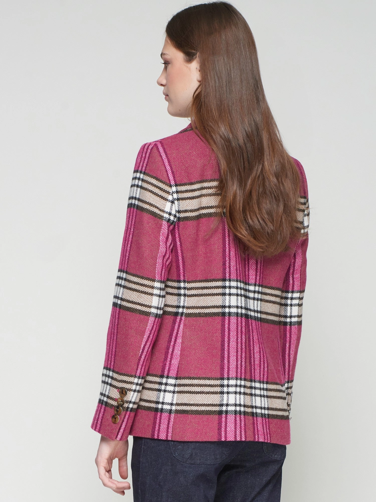 PLAID BLAZER Teflon Coated Fabric Interchangeable Collar System