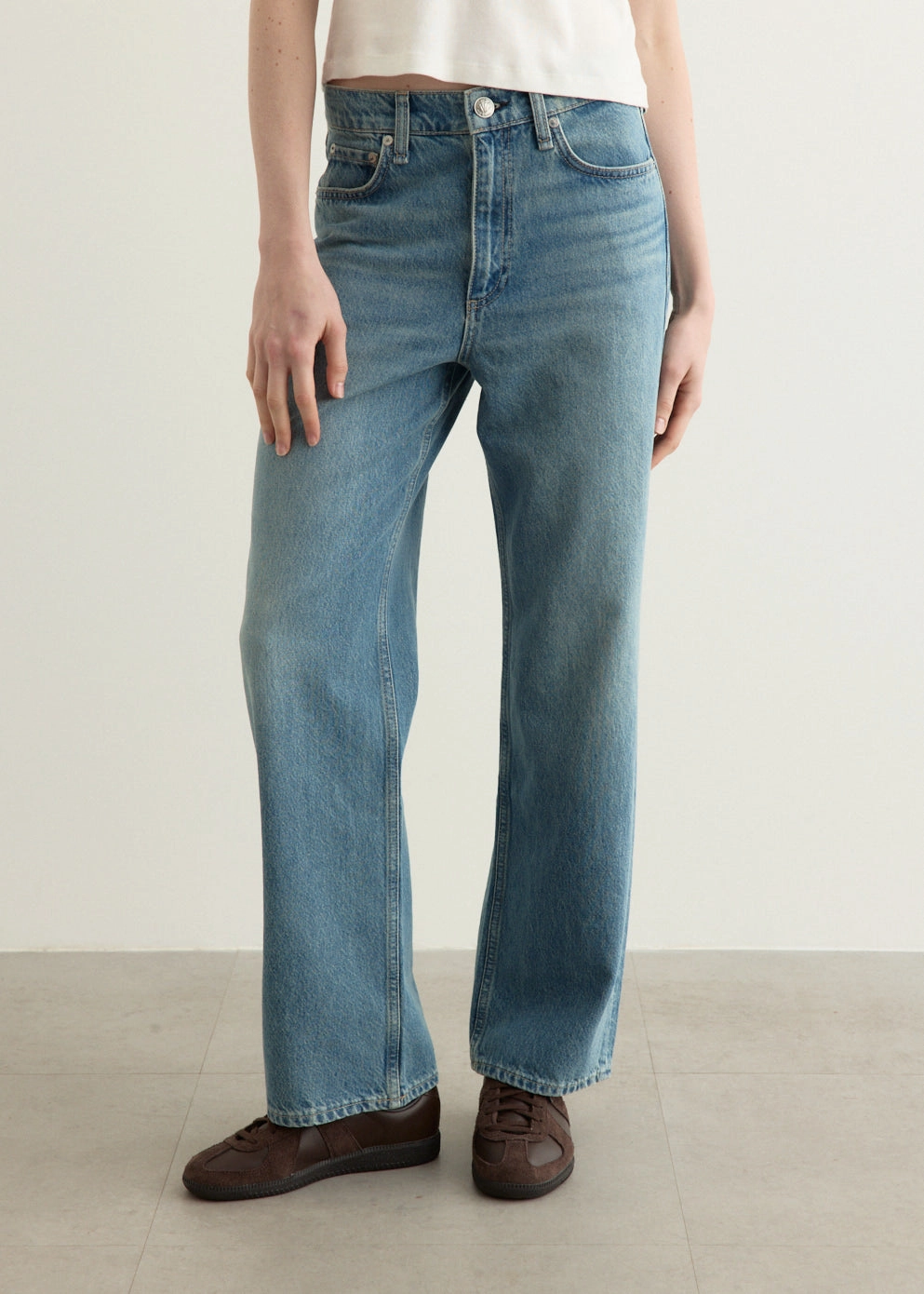 Shea High Rise Ankle Straight Jeans Brushed Interior Life Ready