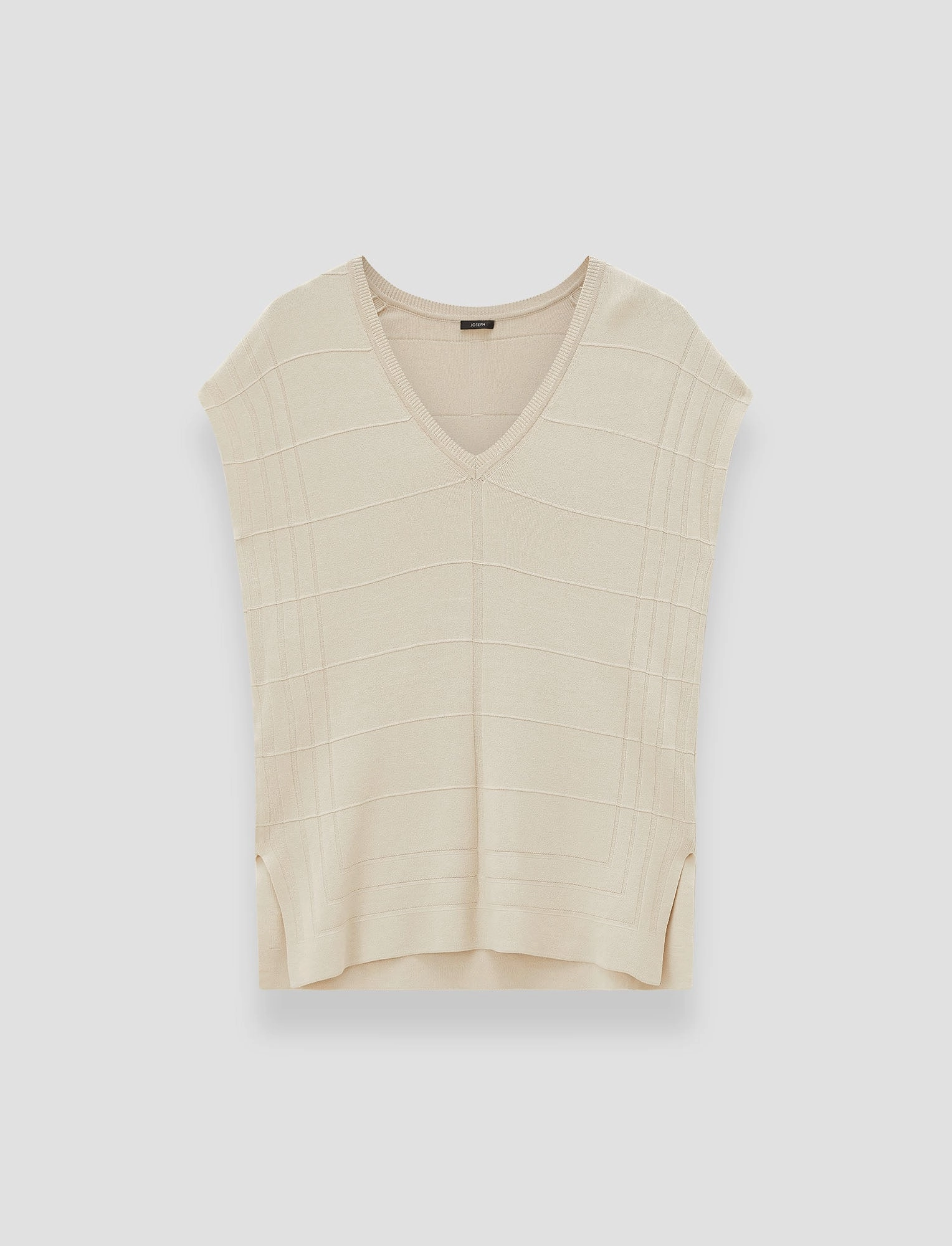 Outdoor Comfort Viscose Grid Knit Top