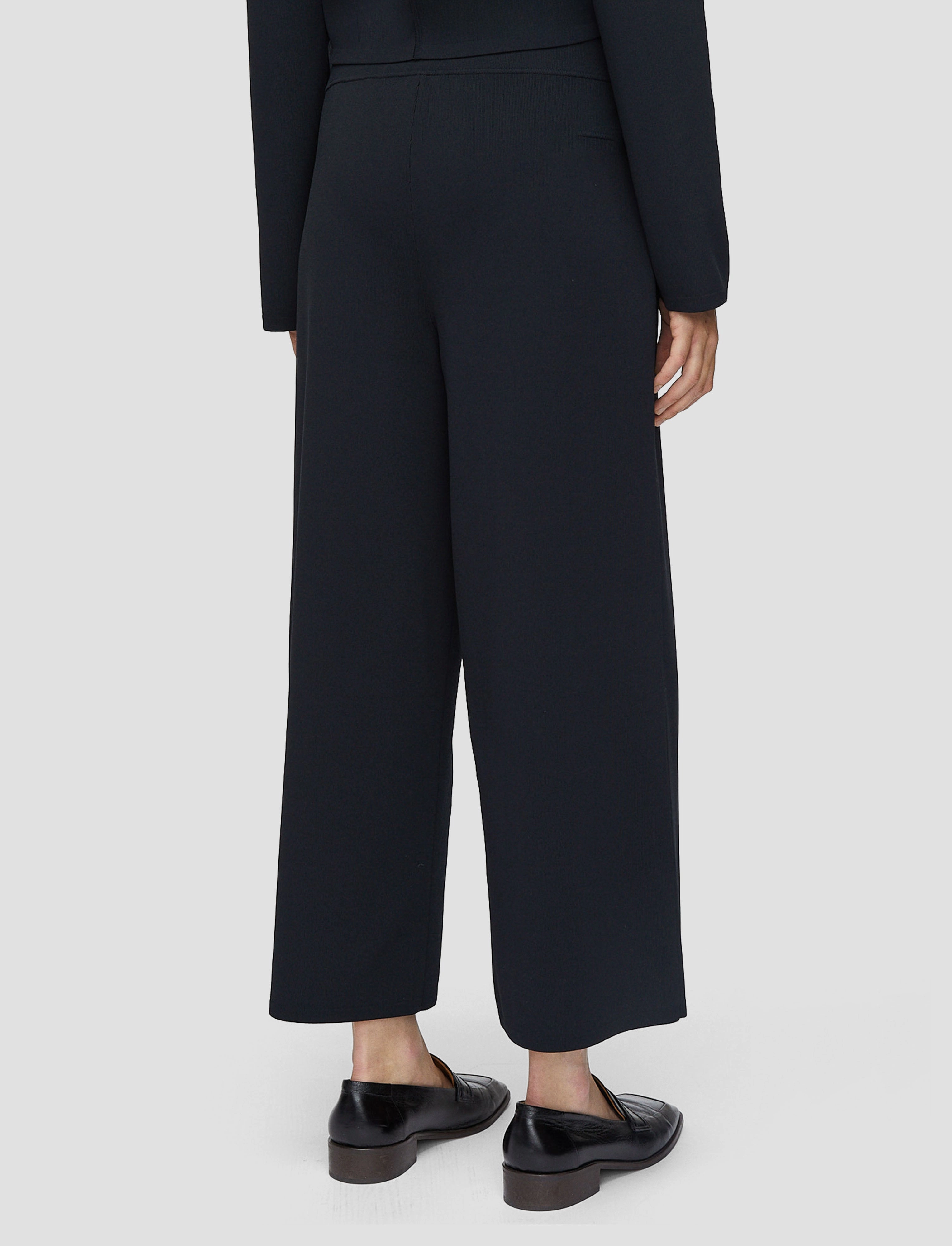 Viscose Knit Stretch Culottes Shrink Resistant Treatment