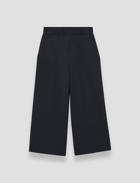 Viscose Knit Stretch Culottes No Season Cool Layering