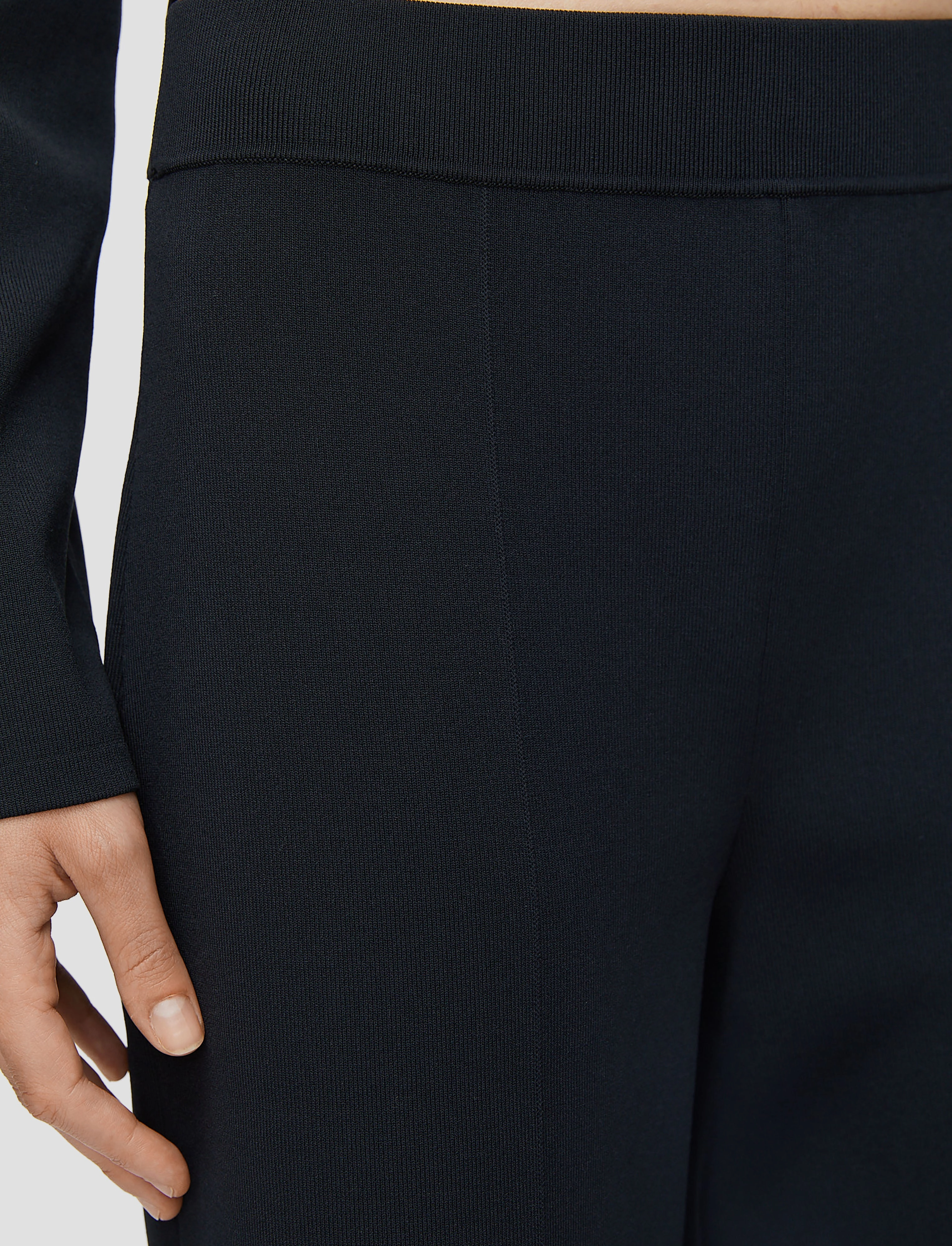 Cool Weather Viscose Knit Stretch Culottes