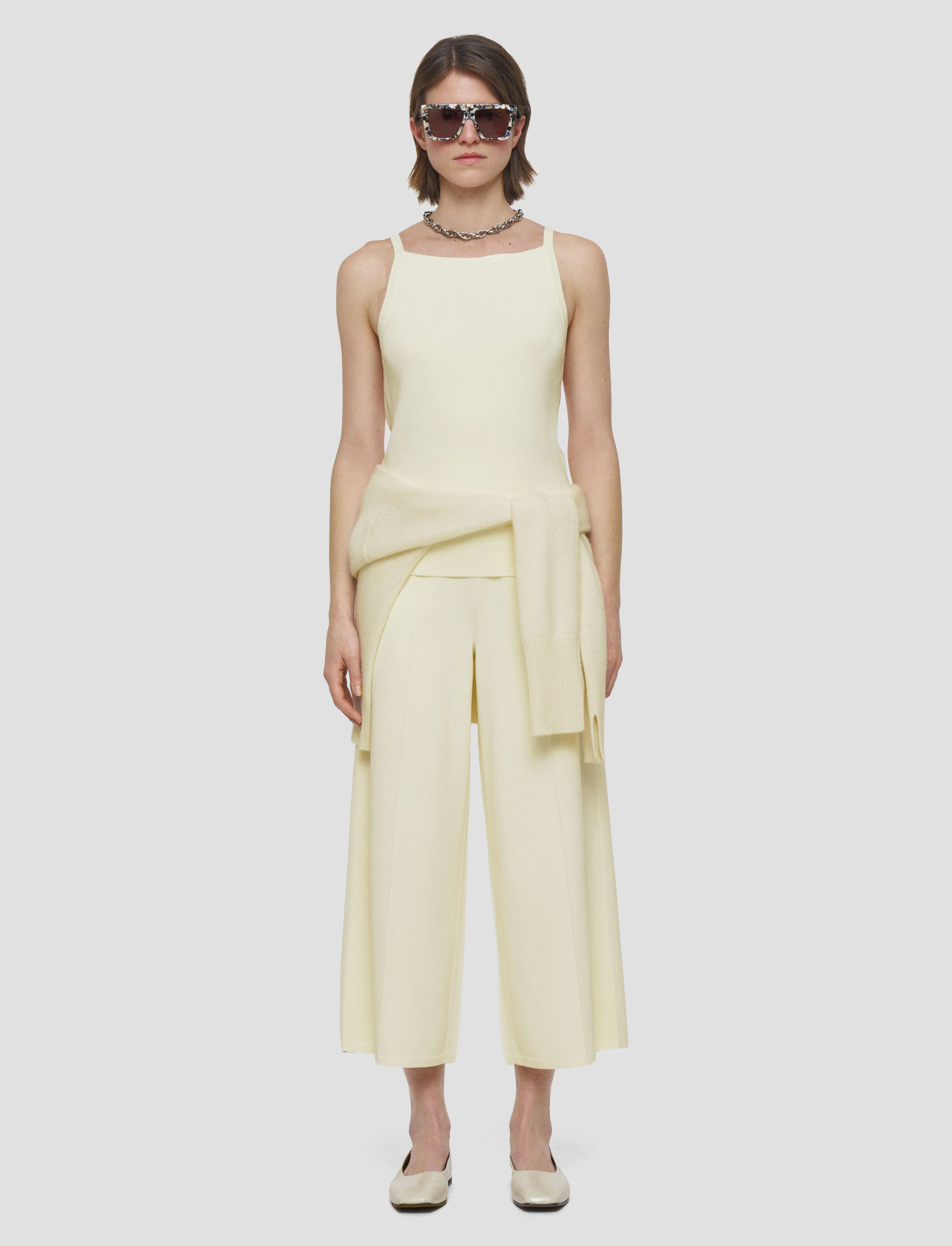 Effortless Look Office Layer Viscose Knit Stretch Vest Top