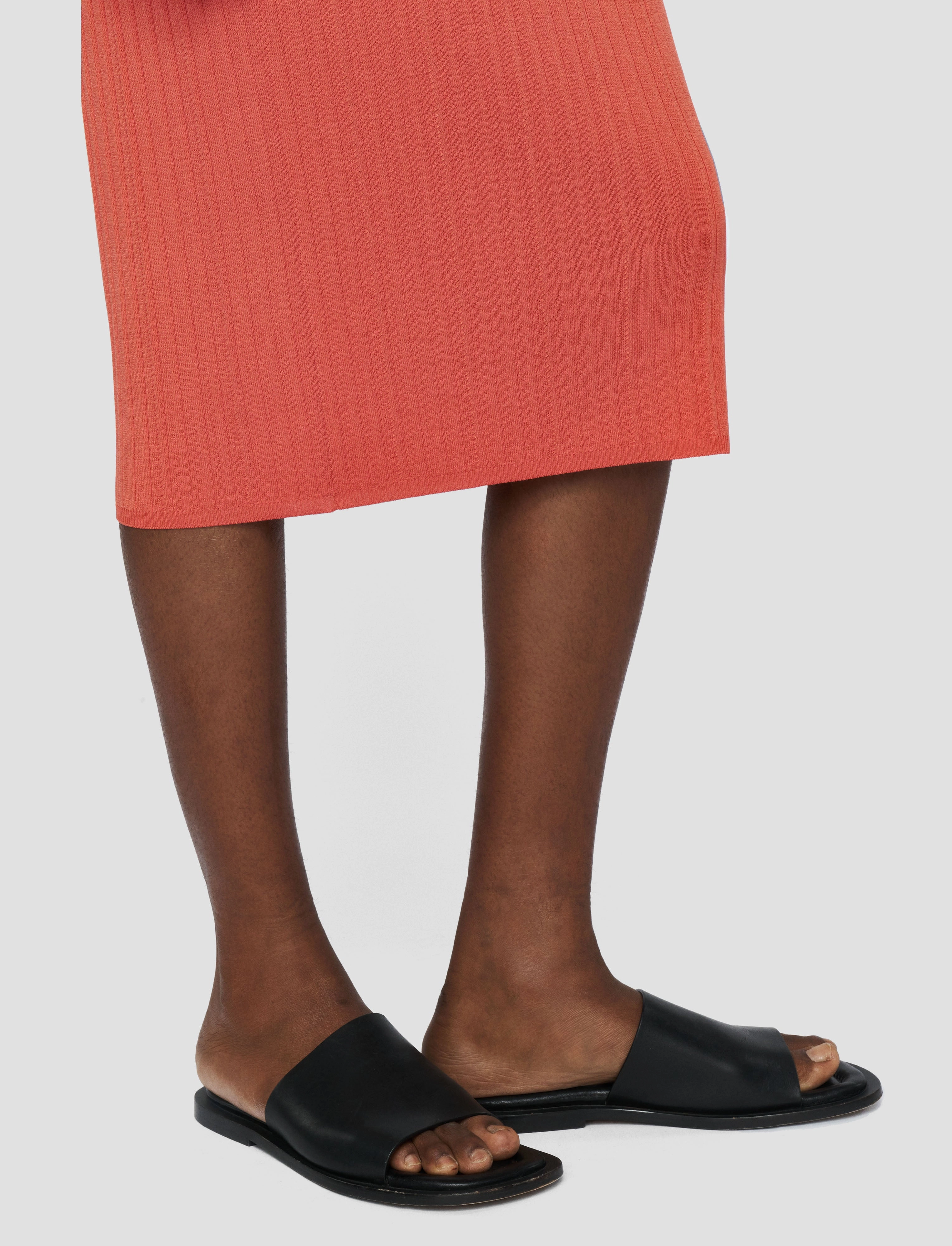 Yearlong Favorite Viscose Rib Knit Skirt