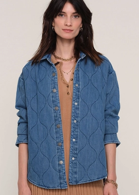 Vye Quilted Jacket - Pacific AllPurposeFastening Minimal Travel Look