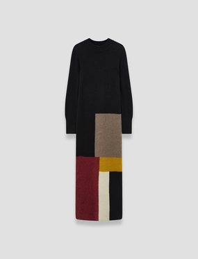 Overlay Wool Dress Thermoregulating Fabric