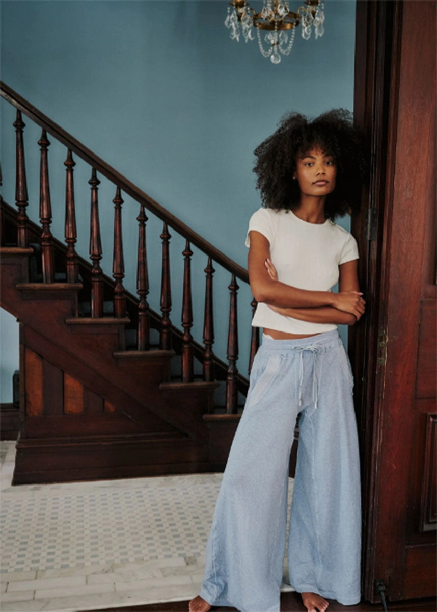 Biodegradable Fiber Blend PlacketDetail Wait A Minute Baby Tee - Oatmeal