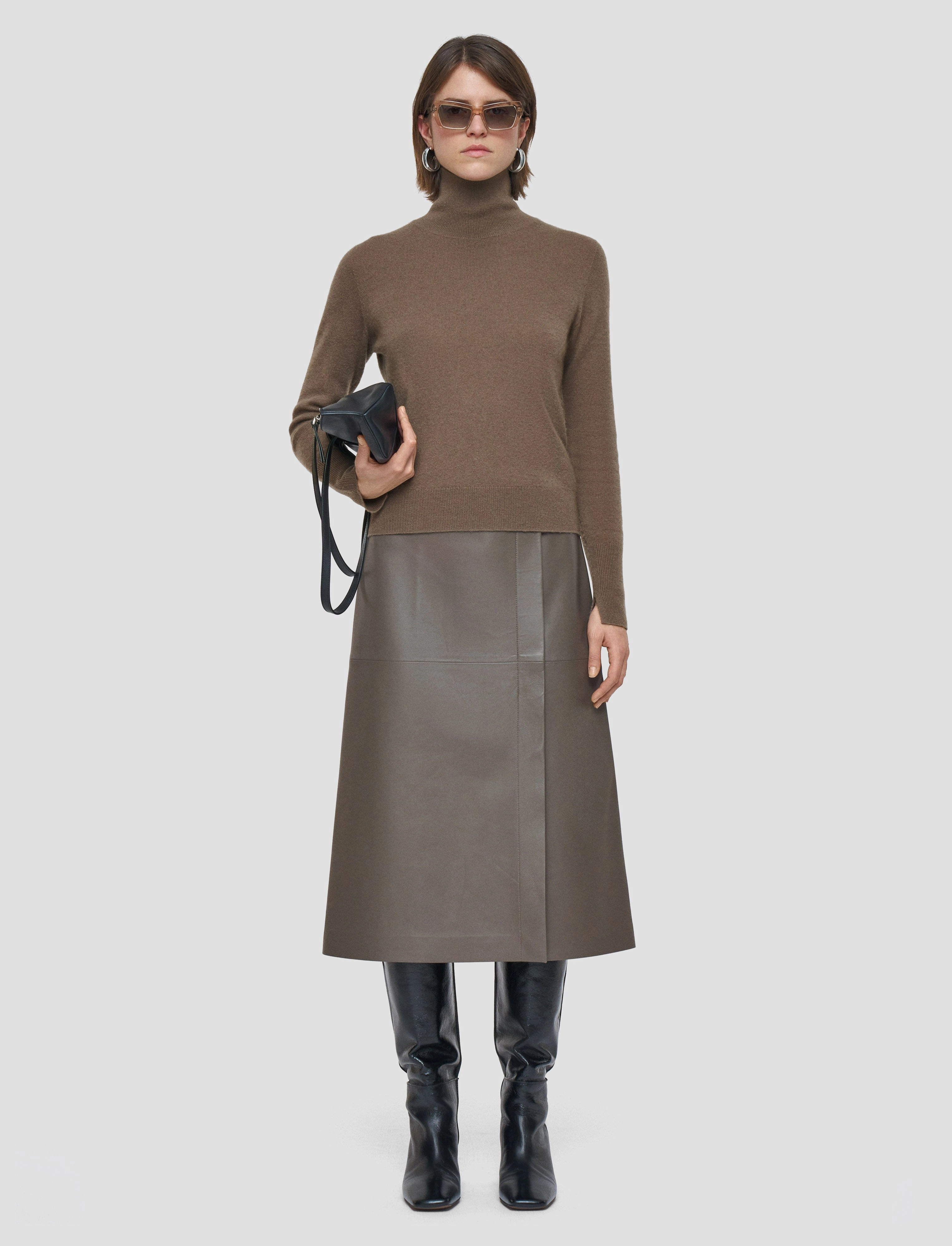 Light Pure Cashmere High Neck Jumper UVProtective Layer