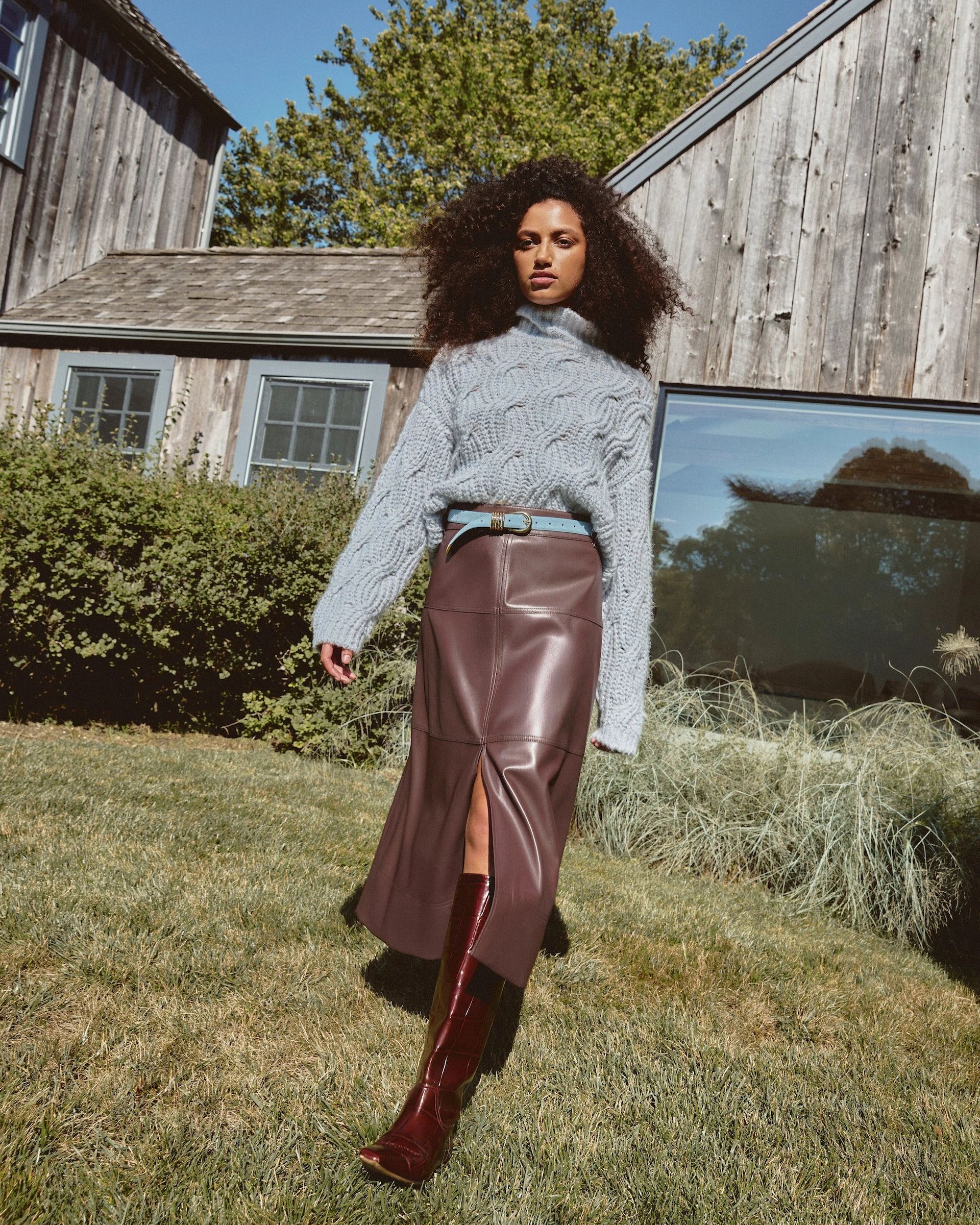 OdorResistant Treatment Zigzag Stitch Detail Opaline Sweater