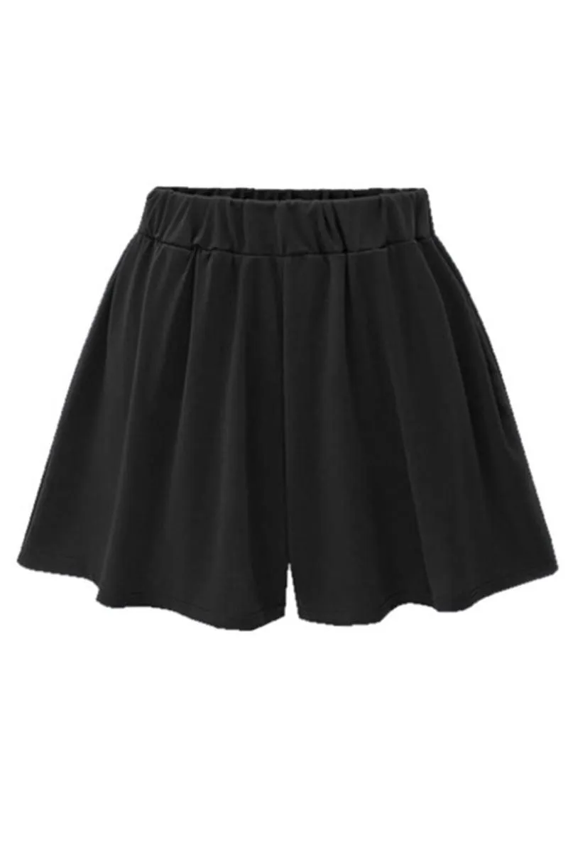WASIT BANDING RUFFLED SHORTS Comfy Shape AntiStaticFinish